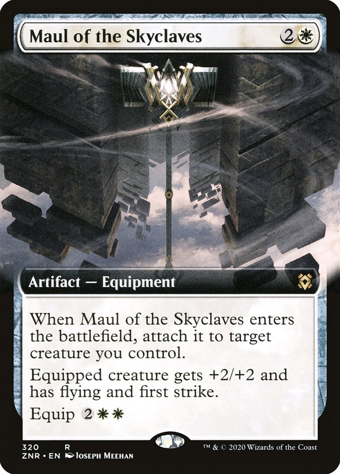 Maul of the Skyclaves (Extended Art) [Zendikar Rising] | The Time Vault CA