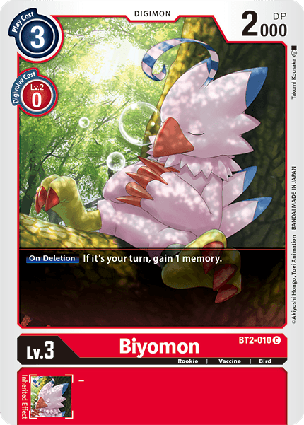 Biyomon [BT2-010] [Release Special Booster Ver.1.5] | The Time Vault CA