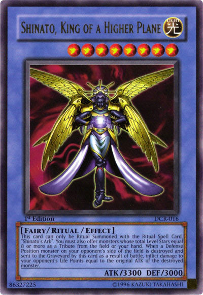 Shinato, King of a Higher Plane [DCR-016] Ultra Rare | The Time Vault CA
