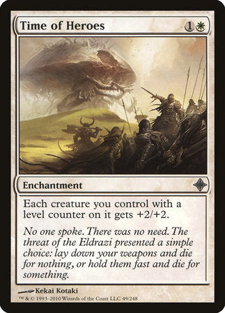 Time of Heroes [Rise of the Eldrazi] | The Time Vault CA