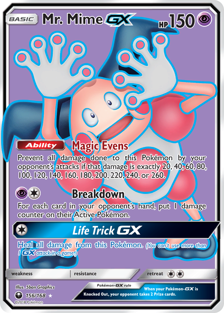 Mr. Mime GX (156/168) [Sun & Moon: Celestial Storm] | The Time Vault CA