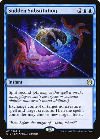 Sudden Substitution [Commander 2019] | The Time Vault CA