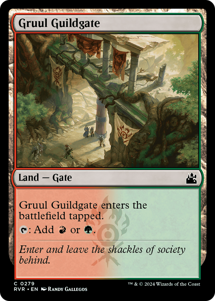 Gruul Guildgate [Ravnica Remastered] | The Time Vault CA