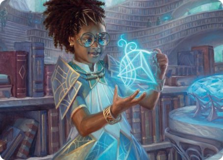 Zimone, Quandrix Prodigy Art Card [Strixhaven: School of Mages Art Series] | The Time Vault CA