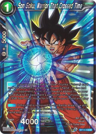 Son Goku, Warrior That Crossed Time (BT10-038) [Rise of the Unison Warrior 2nd Edition] | The Time Vault CA