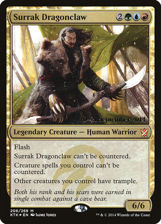 Surrak Dragonclaw [Khans of Tarkir Promos] | The Time Vault CA