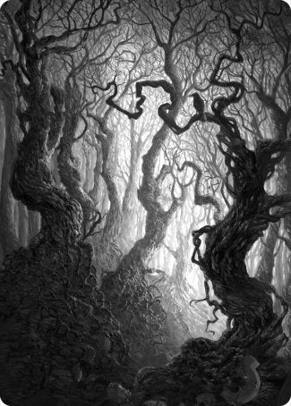 Forest 2 Art Card [Innistrad: Midnight Hunt Art Series] | The Time Vault CA