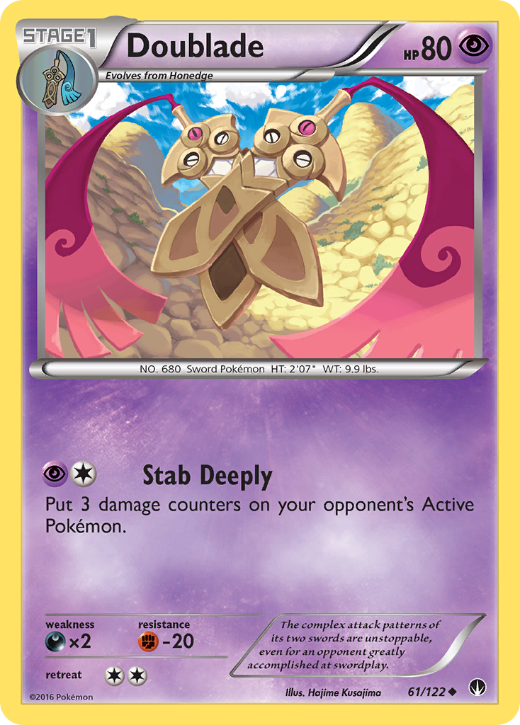 Doublade (61/122) [XY: BREAKpoint] | The Time Vault CA