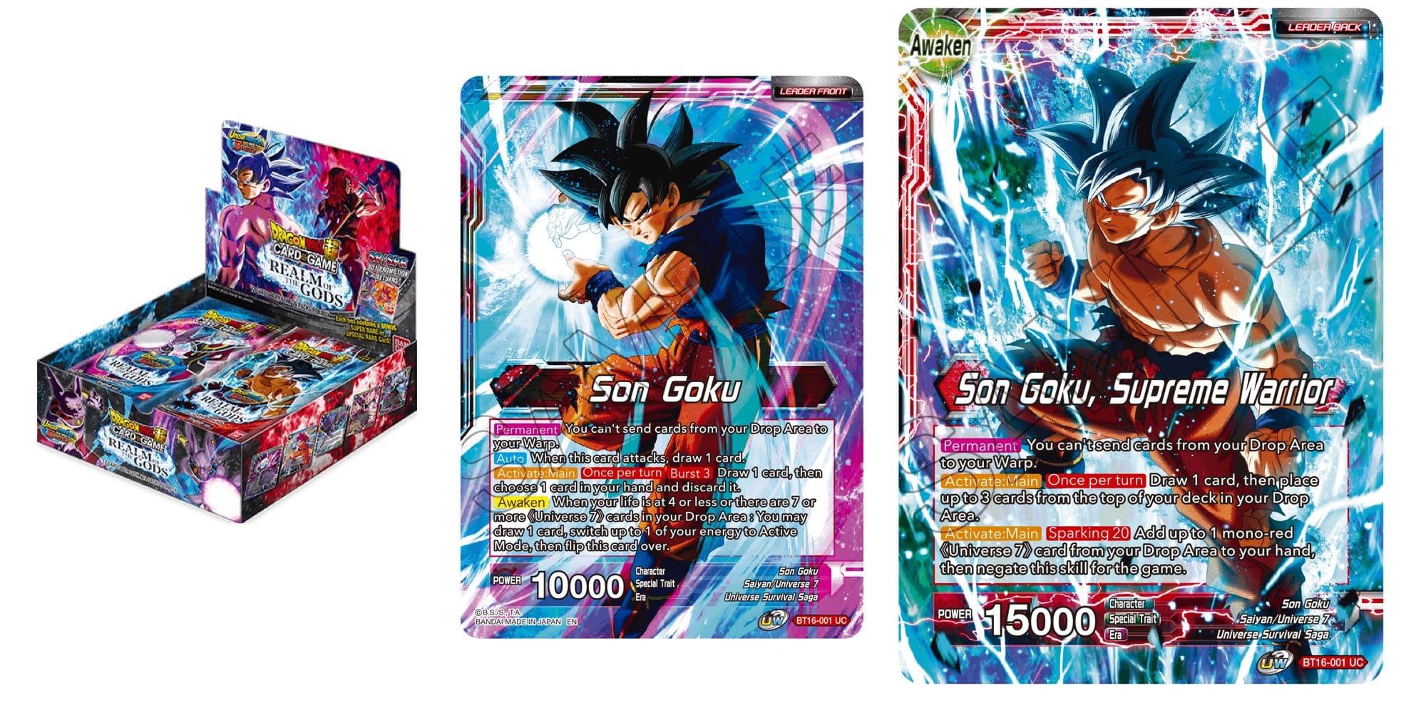 DRAGON BALL SUPER - REALM OF THE GODS BOOSTER BOX (PRE-ORDER) The Time Vault CA DRAGON BALL SUPER - REALM OF THE GODS BOOSTER BOX (PRE-ORDER) The Time Vault CA