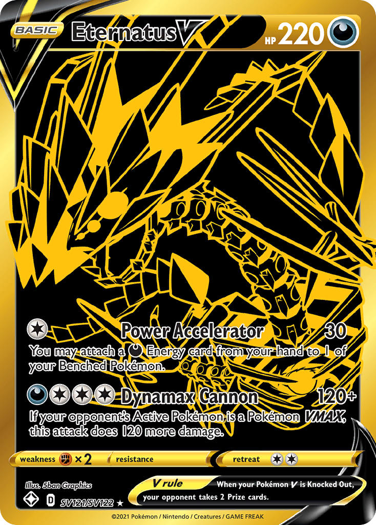 Eternatus V (SV121/SV122) [Sword & Shield: Shining Fates] | The Time Vault CA