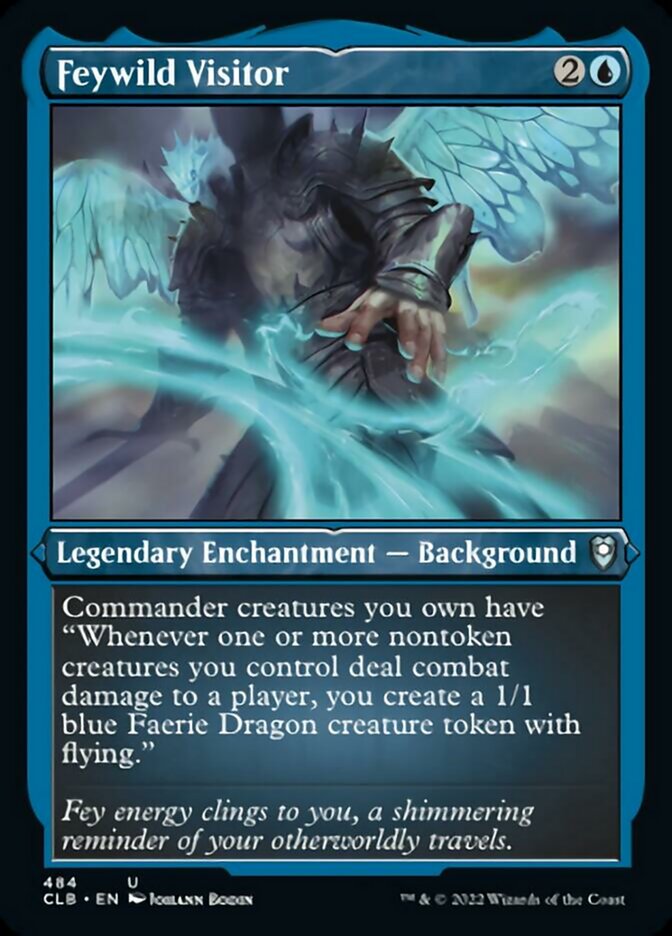 Feywild Visitor (Foil Etched) [Commander Legends: Battle for Baldur's Gate] | The Time Vault CA