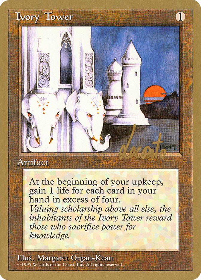 Ivory Tower (Michael Loconto) [Pro Tour Collector Set] | The Time Vault CA