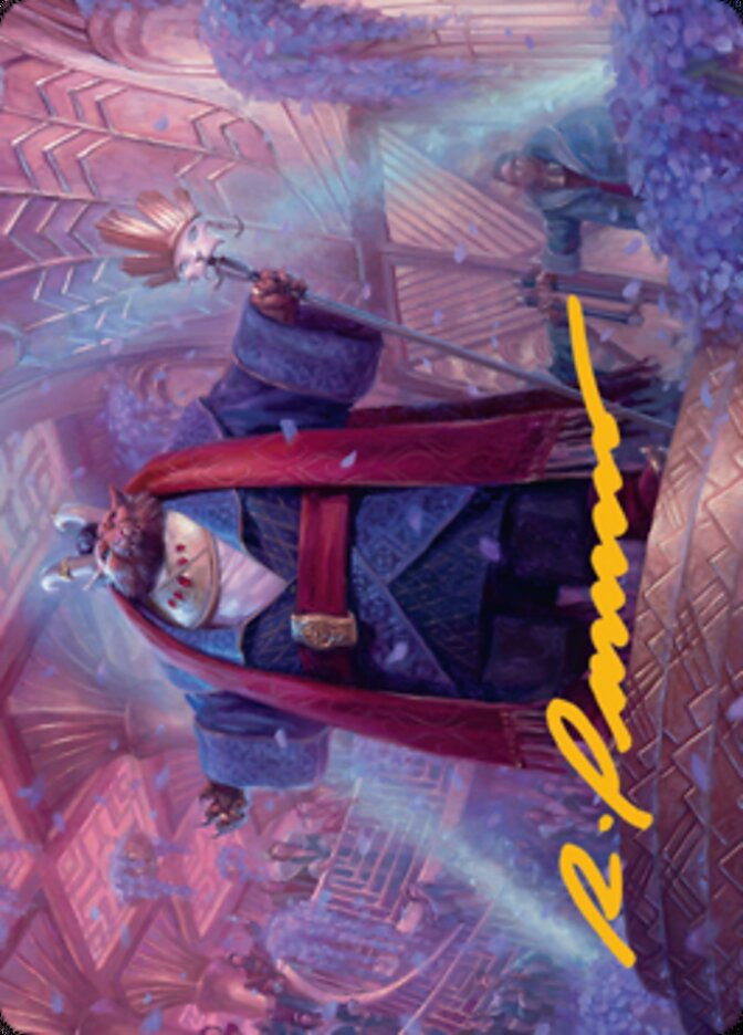 Jetmir, Nexus of Revels 1 Art Card (Gold-Stamped Signature) [Streets of New Capenna Art Series] | The Time Vault CA