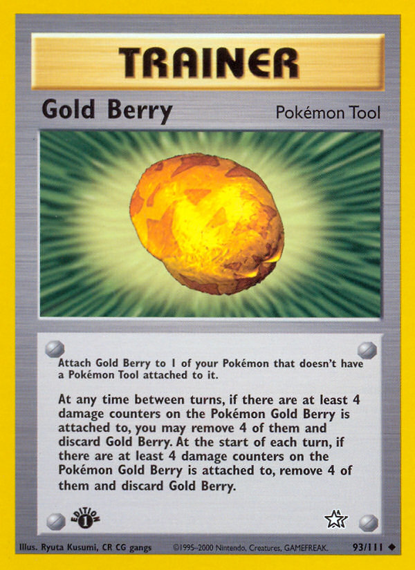 Gold Berry (93/111) [Neo Genesis 1st Edition] | The Time Vault CA