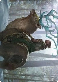 Boreal Outrider Art Card [Kaldheim: Art Series] | The Time Vault CA