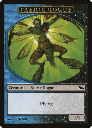 Faerie Rogue Token (Blue/Black) [Shadowmoor Tokens] | The Time Vault CA