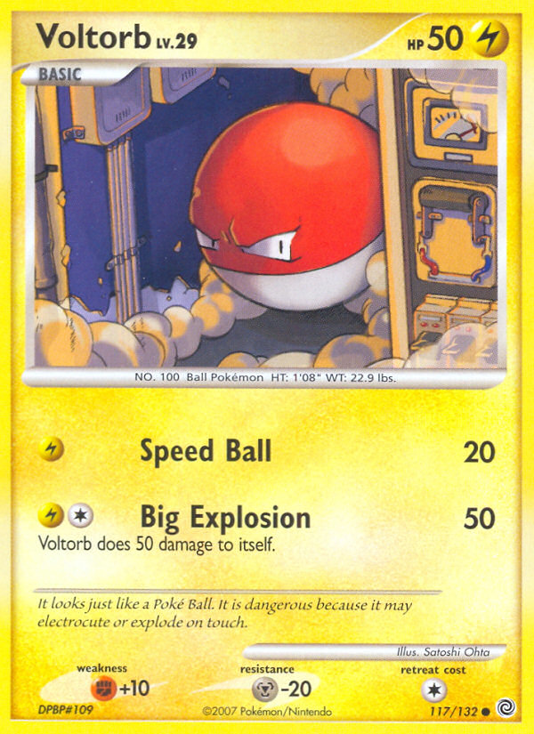 Voltorb (117/132) [Diamond & Pearl: Secret Wonders] | The Time Vault CA