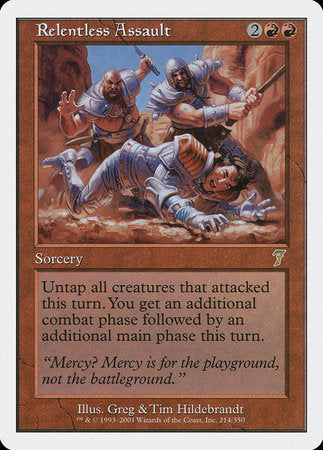 Relentless Assault [Seventh Edition] | The Time Vault CA