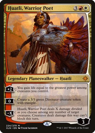 Huatli, Warrior Poet [Ixalan] | The Time Vault CA