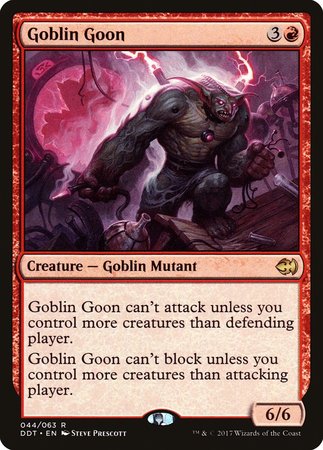 Goblin Goon [Duel Decks: Merfolk vs. Goblins] | The Time Vault CA