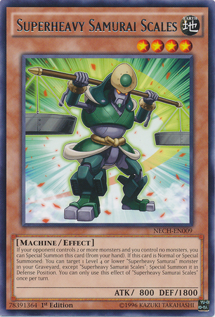 Superheavy Samurai Scales [NECH-EN009] Rare | The Time Vault CA