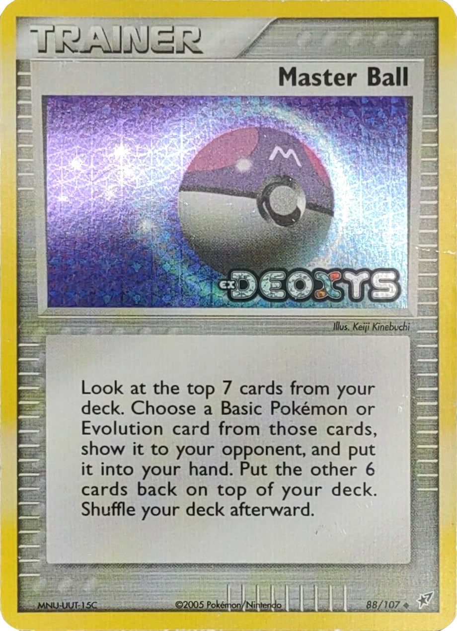 Master Ball (88/107) (Stamped) [EX: Deoxys] | The Time Vault CA