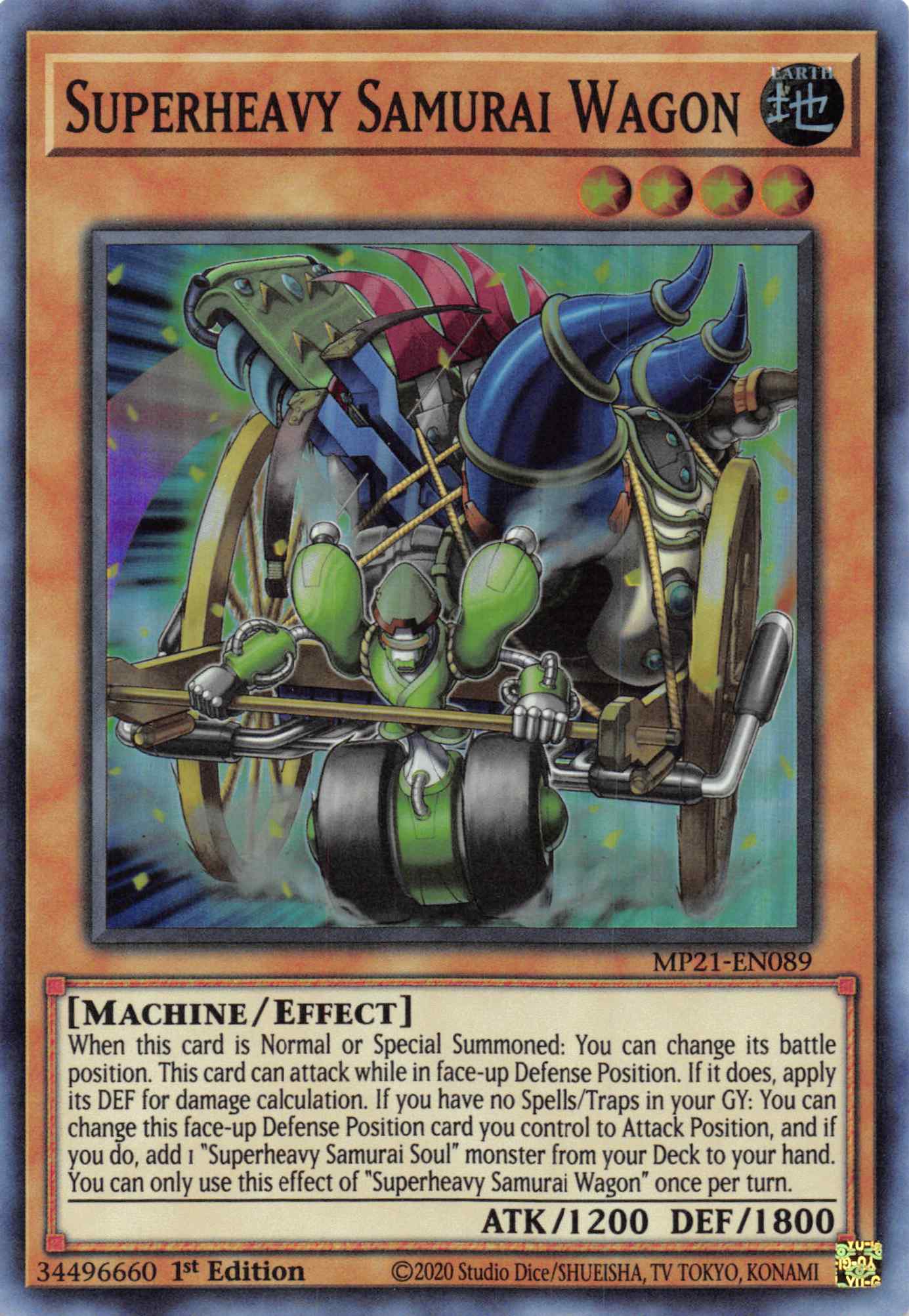 Superheavy Samurai Wagon [MP21-EN089] Super Rare | The Time Vault CA