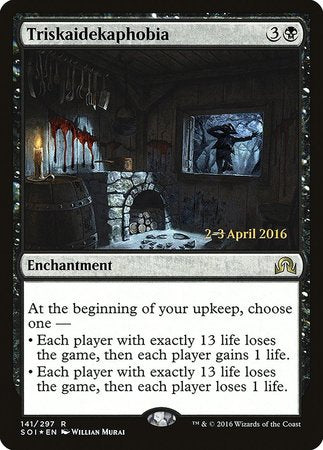 Triskaidekaphobia [Shadows over Innistrad Promos] | The Time Vault CA