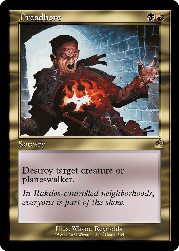 Dreadbore (Retro Frame) [Ravnica Remastered] | The Time Vault CA