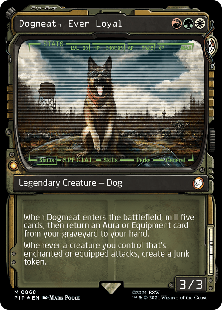 Dogmeat, Ever Loyal (Showcase) (Surge Foil) [Fallout] | The Time Vault CA