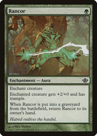 Rancor [Duel Decks: Garruk vs. Liliana] | The Time Vault CA