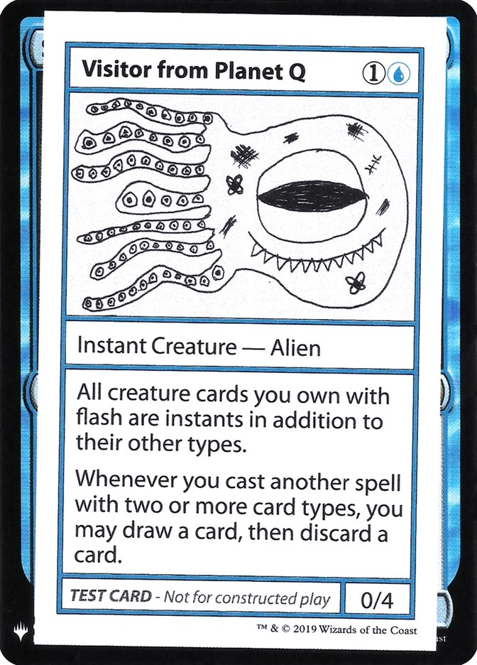Visitor from Planet Q [Mystery Booster Playtest Cards] | The Time Vault CA