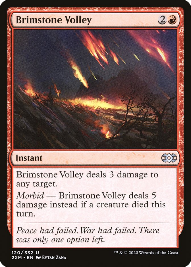Brimstone Volley [Double Masters] | The Time Vault CA