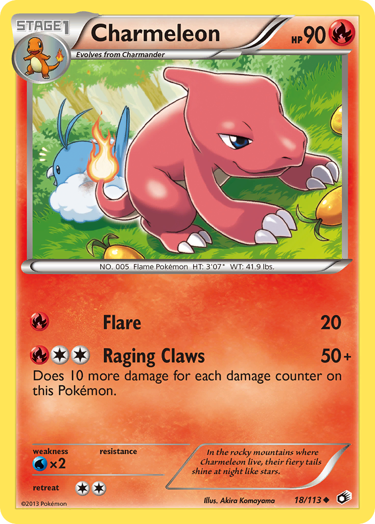 Charmeleon (18/113) [Black & White: Legendary Treasures] | The Time Vault CA