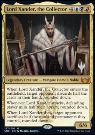 Lord Xander, the Collector (Promo Pack) [Streets of New Capenna Promos] | The Time Vault CA