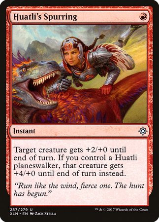 Huatli's Spurring [Ixalan] | The Time Vault CA