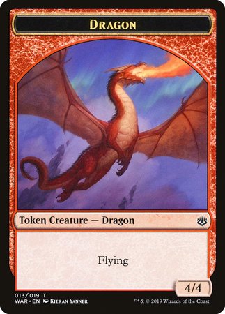 Dragon Token [War of the Spark Tokens] | The Time Vault CA