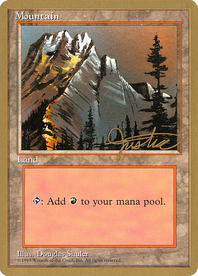 Mountain (mj373) (Mark Justice) [Pro Tour Collector Set] | The Time Vault CA