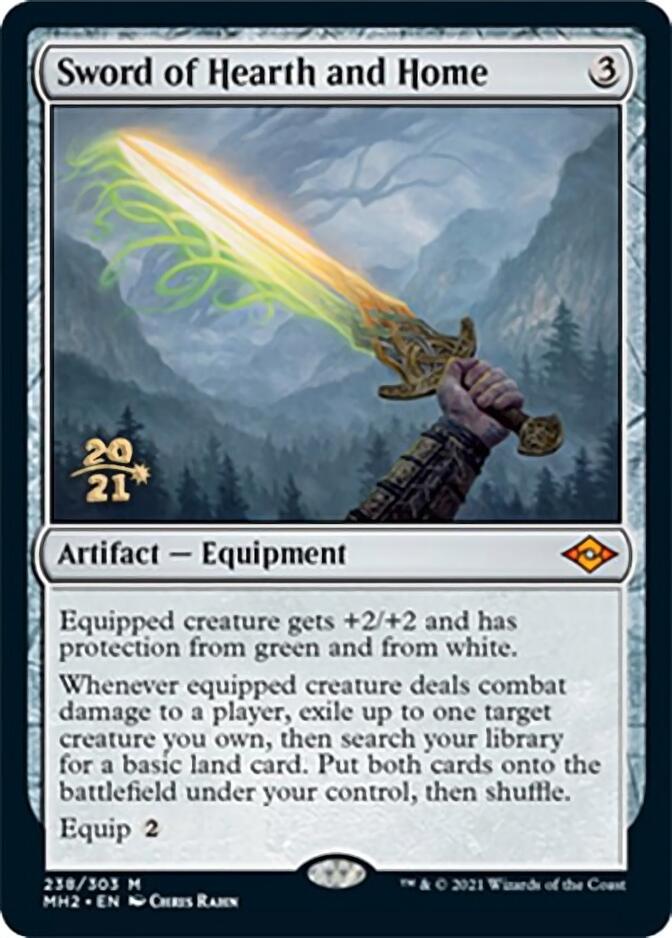 Sword of Hearth and Home [Modern Horizons 2 Prerelease Promos] | The Time Vault CA