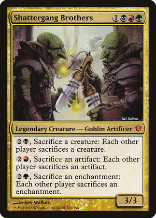 Shattergang Brothers [Commander 2013] | The Time Vault CA