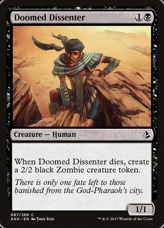 Doomed Dissenter [Amonkhet] | The Time Vault CA