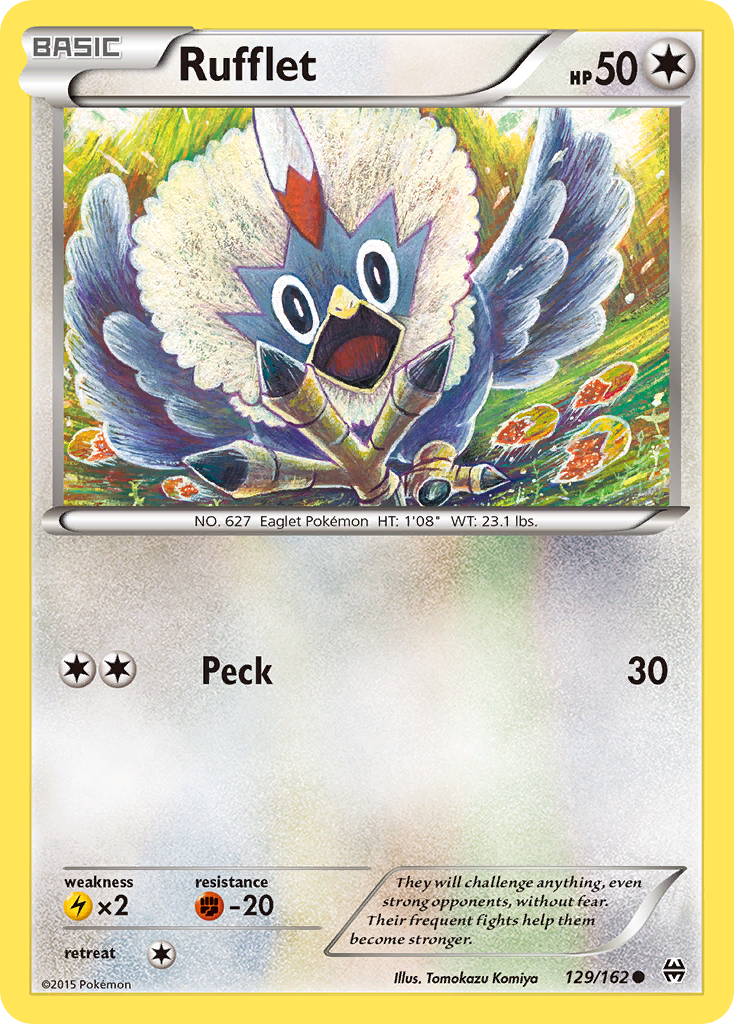 Rufflet (129/162) [XY: BREAKthrough] | The Time Vault CA