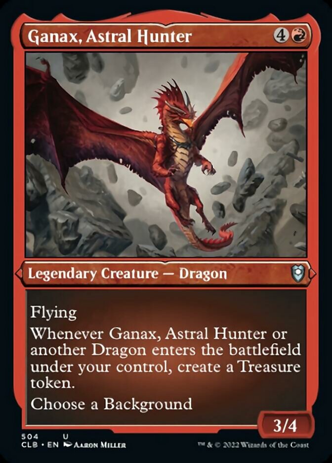 Ganax, Astral Hunter (Foil Etched) [Commander Legends: Battle for Baldur's Gate] | The Time Vault CA