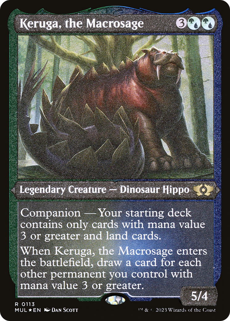 Keruga, the Macrosage (Foil Etched) [Multiverse Legends] | The Time Vault CA