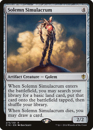 Solemn Simulacrum [Commander 2016] | The Time Vault CA