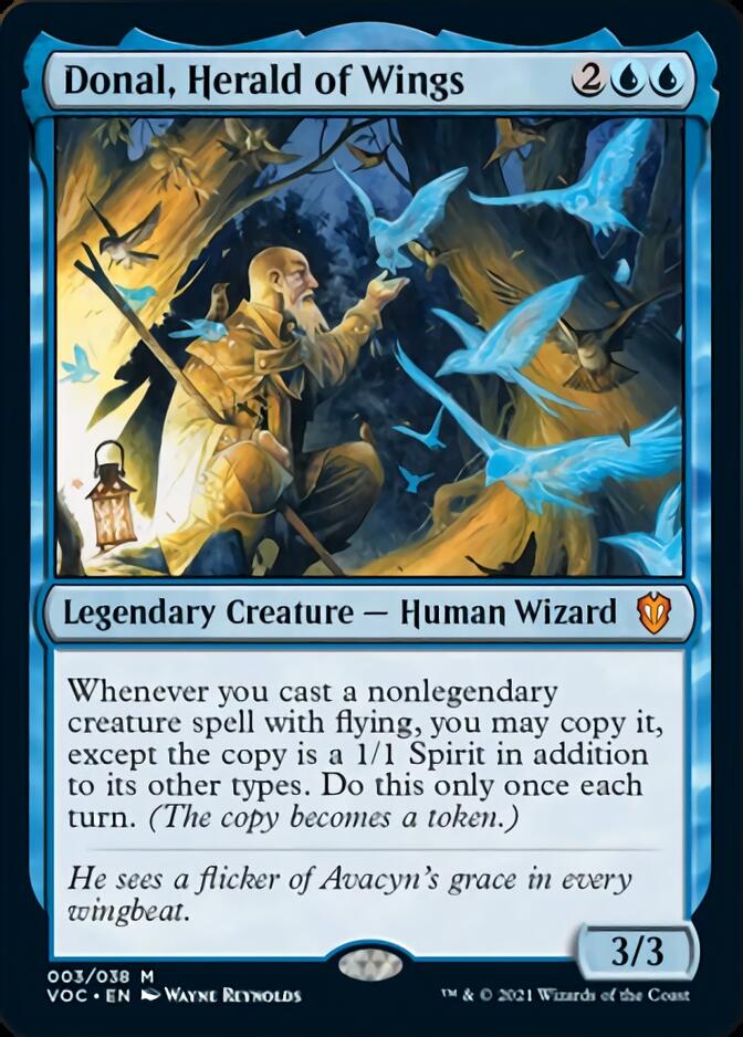 Donal, Herald of Wings [Innistrad: Crimson Vow Commander] | The Time Vault CA