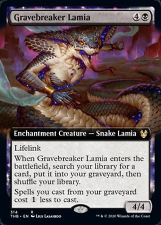 Gravebreaker Lamia (Extended Art) [Theros Beyond Death] | The Time Vault CA