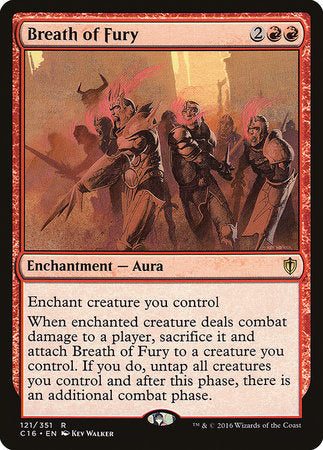 Breath of Fury [Commander 2016] | The Time Vault CA