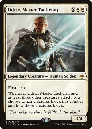 Odric, Master Tactician [Archenemy: Nicol Bolas] | The Time Vault CA