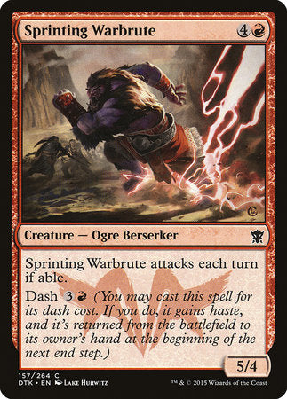 Sprinting Warbrute [Dragons of Tarkir] | The Time Vault CA